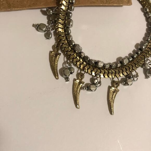 Shiraleah Chicago jewelry - Anthropologie - Livia ankle bracelet in gold NEW - Picture 2 of 4